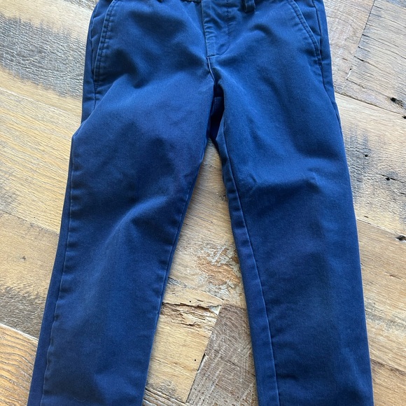 3 pairs of GAP Boys navy dress/uniform pants - Picture 3 of 7